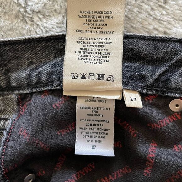 ALICE + OLIVIA jeans distressed crop size 27 - Picture 10 of 16